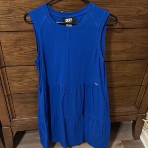 DKNY Royal Blue Sleeveless Dress